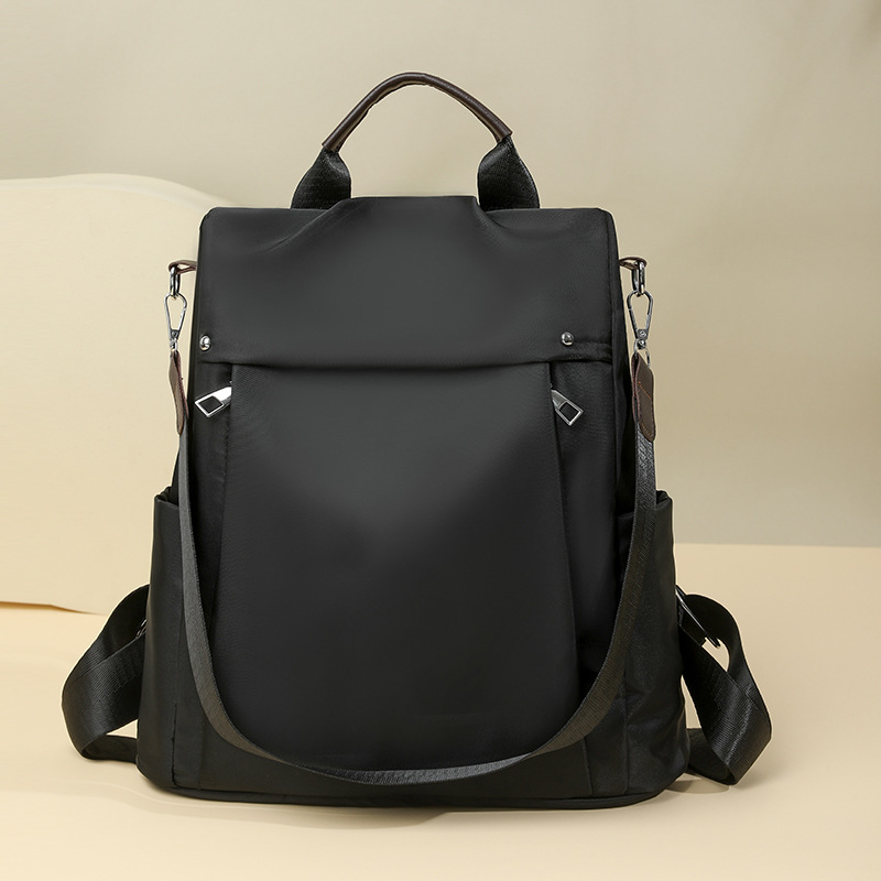 Fashion Backpack Women - กระเป๋าสตรี สายสะพายถอดได้ กระเป๋าเป้สะพายหลังผ้าอ็อกซ์ฟอร์ด ผู้หญิง กระเป๋าสะพายข้างขนาดใหญ่ น้ำหนักเบา