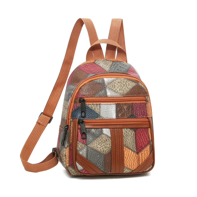 กระเป๋าเป้ผู้หญิงดีไซน์ปะติดปะ - Fashion Backpack Women บทวิจารณ์และราคา