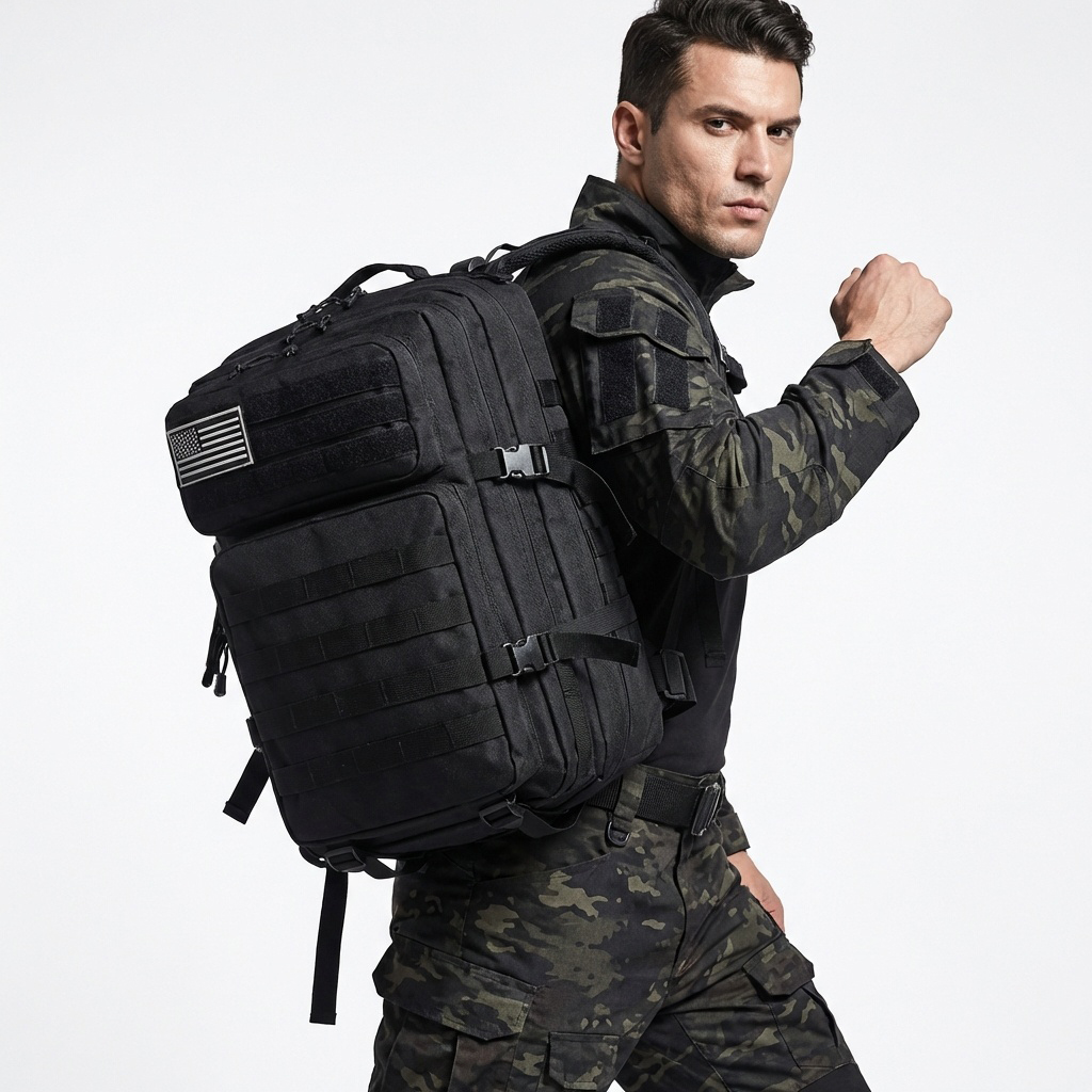 กระเป๋าเป้สะพายหลังขนาดใหญ่ 45 - Urban Backpack Tactical บทวิจารณ์และราคา