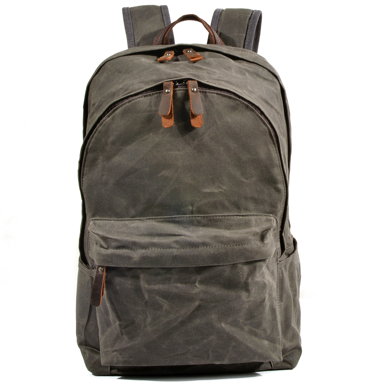 กระเป๋าเป้ผ้าแคนวาสเคลือบแว็กซ - Canvas Backpack Casual บทวิจารณ์และราคา
