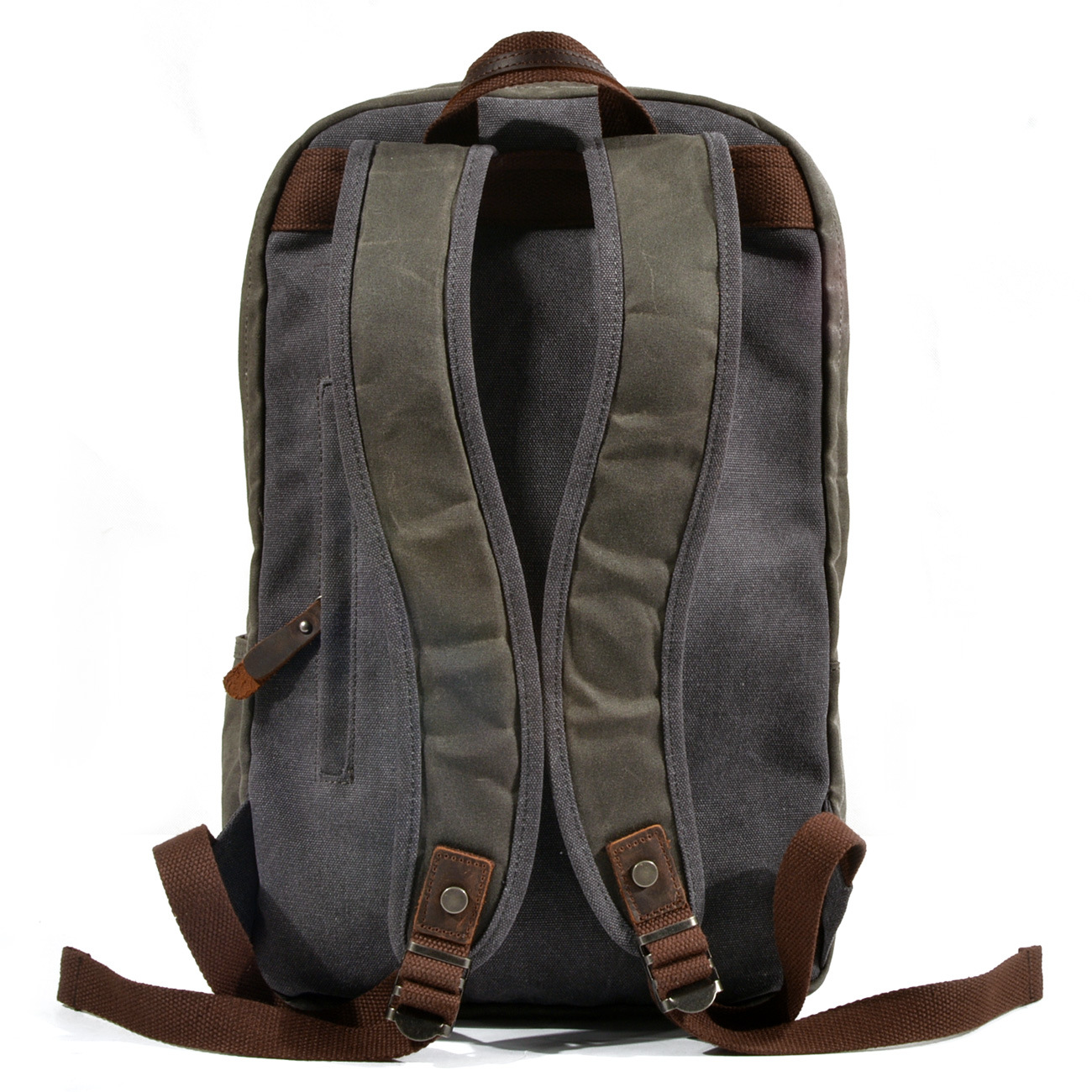 กระเป๋าเป้ผ้าแคนวาสเคลือบแว็กซ - Canvas Backpack Casual บทวิจารณ์และราคา