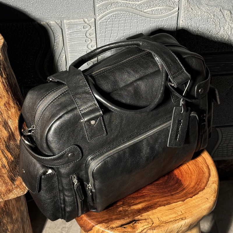 กระเป๋าผู้ชายยางลบหนังฟอกฝาดวิ - Canvas Backpack Casual บทวิจารณ์และราคา