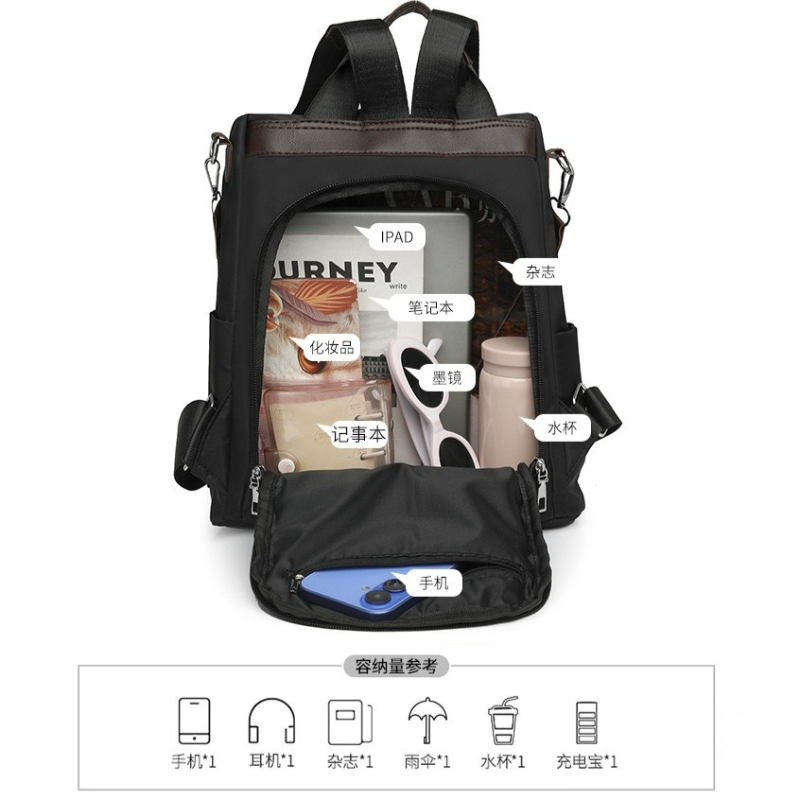 กระเป๋าสตรี สายสะพายถอดได้ กระ - Fashion Backpack Women บทวิจารณ์และราคา