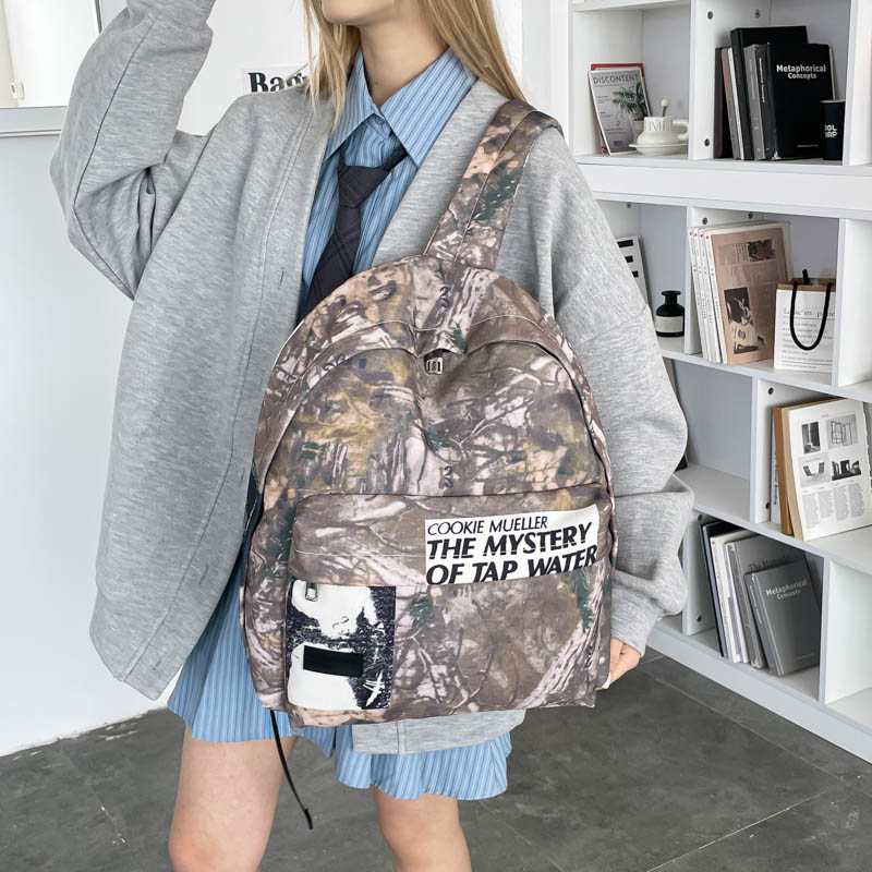 กระเป๋าเป้สะพายหลังผ้าแคนวาสลา - Canvas Backpack Casual บทวิจารณ์และราคา