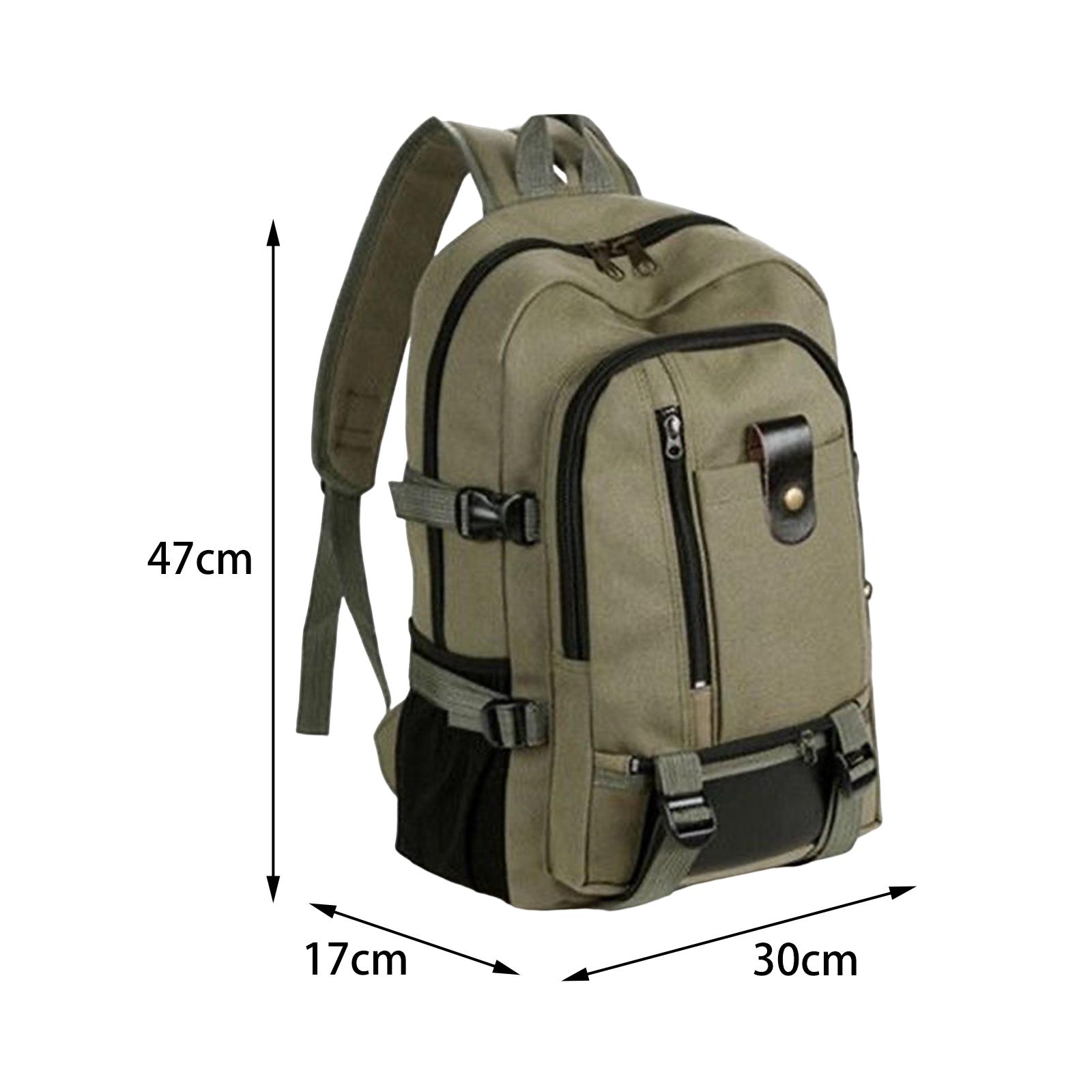 กระเป๋าเป้สะพายหลังผ้าแคนวาสขน - Canvas Backpack Casual บทวิจารณ์และราคา