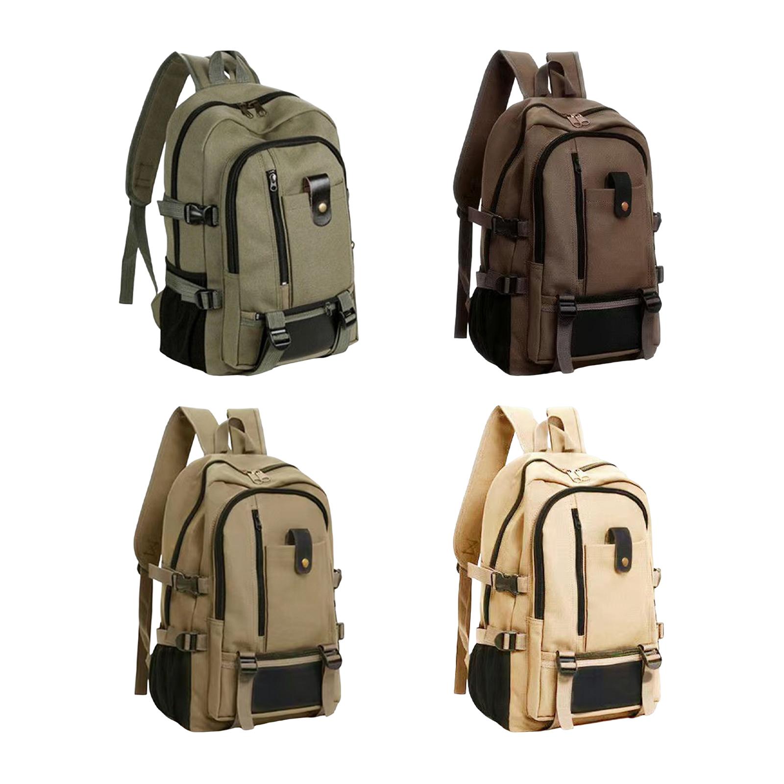 กระเป๋าเป้สะพายหลังผ้าแคนวาสขน - Canvas Backpack Casual บทวิจารณ์และราคา