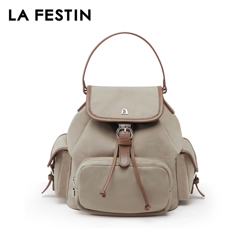 LA FESTIN กระเป๋าเป้สะพายหลังแ - Canvas Backpack Casual บทวิจารณ์และราคา