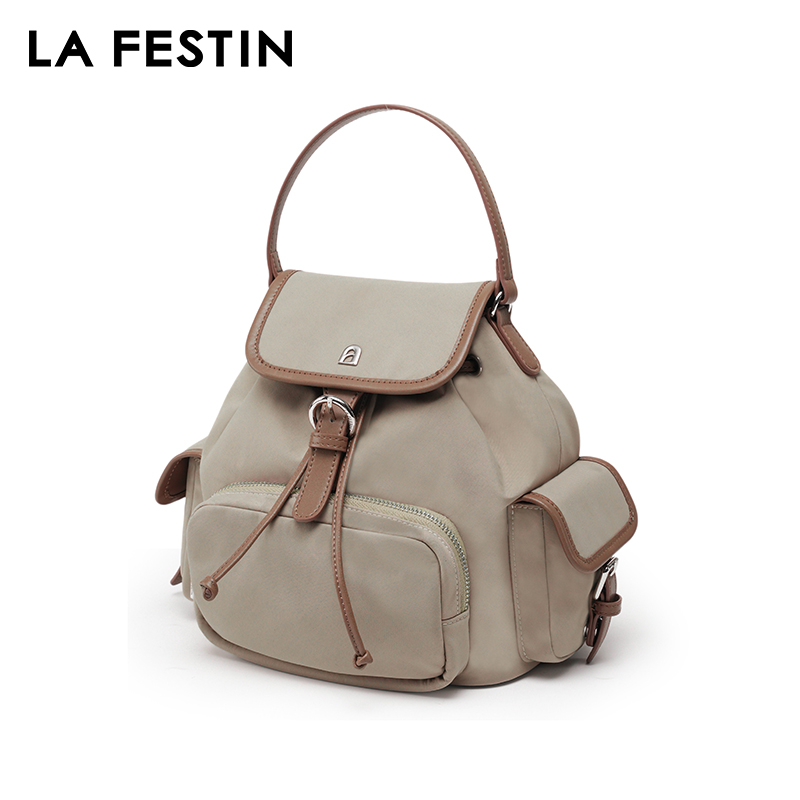 LA FESTIN กระเป๋าเป้สะพายหลังแ - Canvas Backpack Casual บทวิจารณ์และราคา