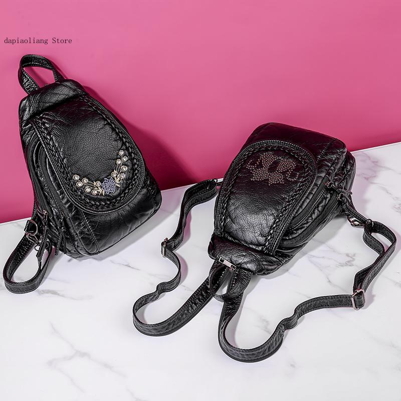 ผู้หญิงหน้าอกเล็กๆกระเป๋าแฟชั่ - Fashion Backpack Women บทวิจารณ์และราคา