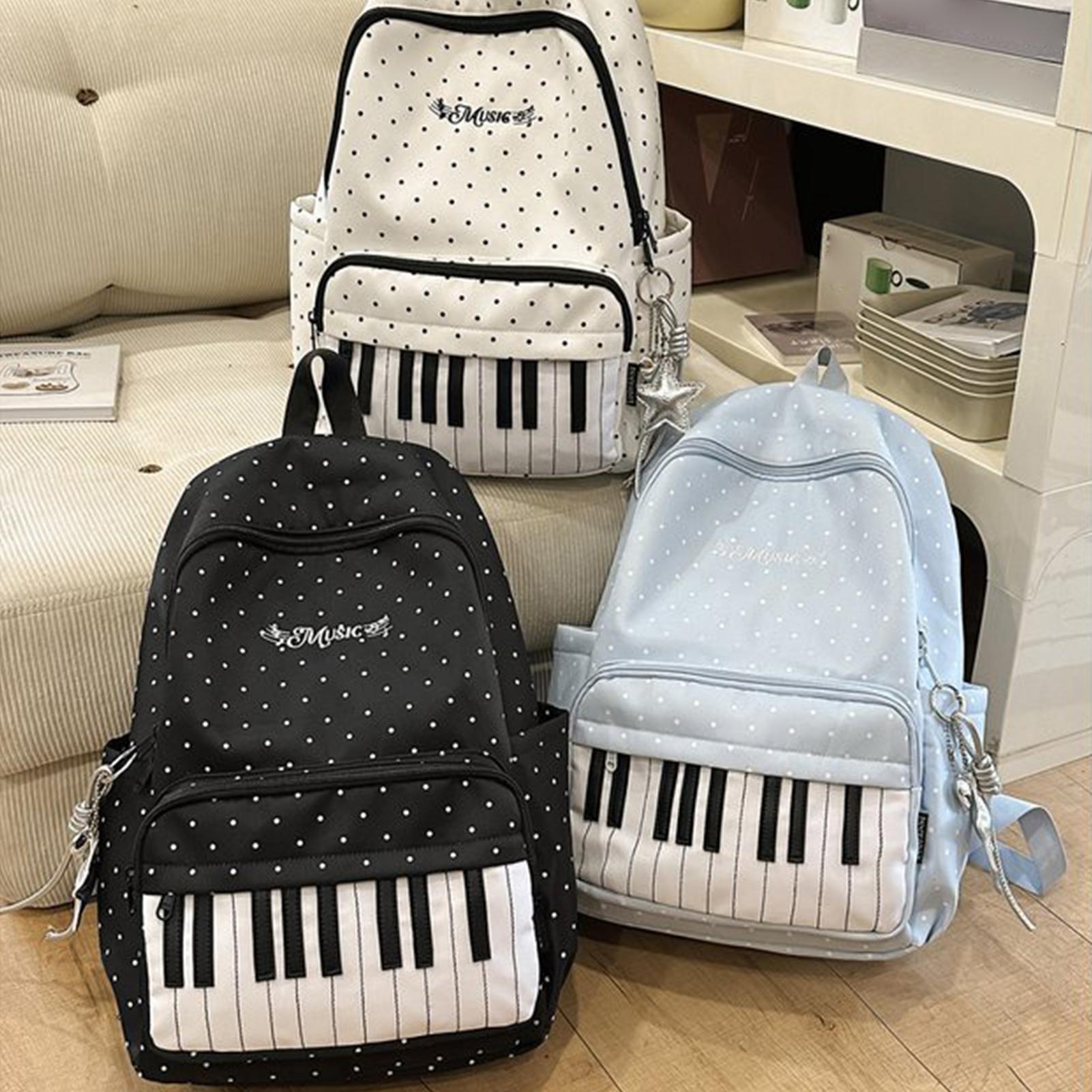 กระเป๋าเป้เดินทางลายเปียโน ควา - Fashion Backpack Women บทวิจารณ์และราคา